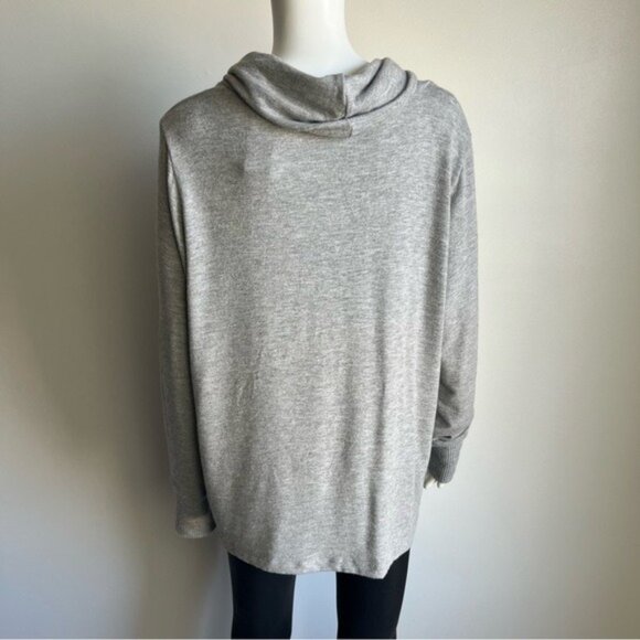 Michael Stars Cowl Neck Top with Thumbholes - LP - Picture 5 of 8